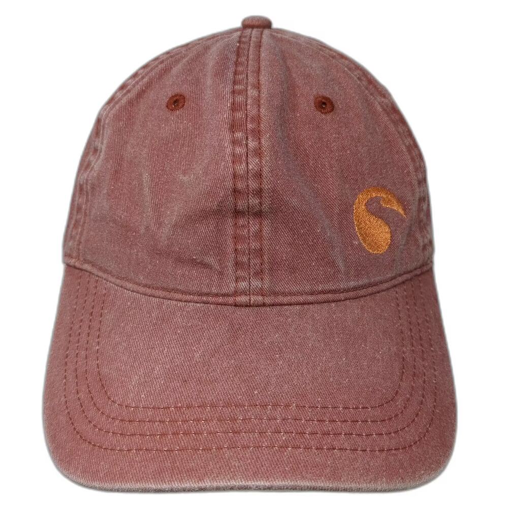 Authentic Pigment Senderra RX Red Baseball Cap One Size Cotton Adjustable Hat